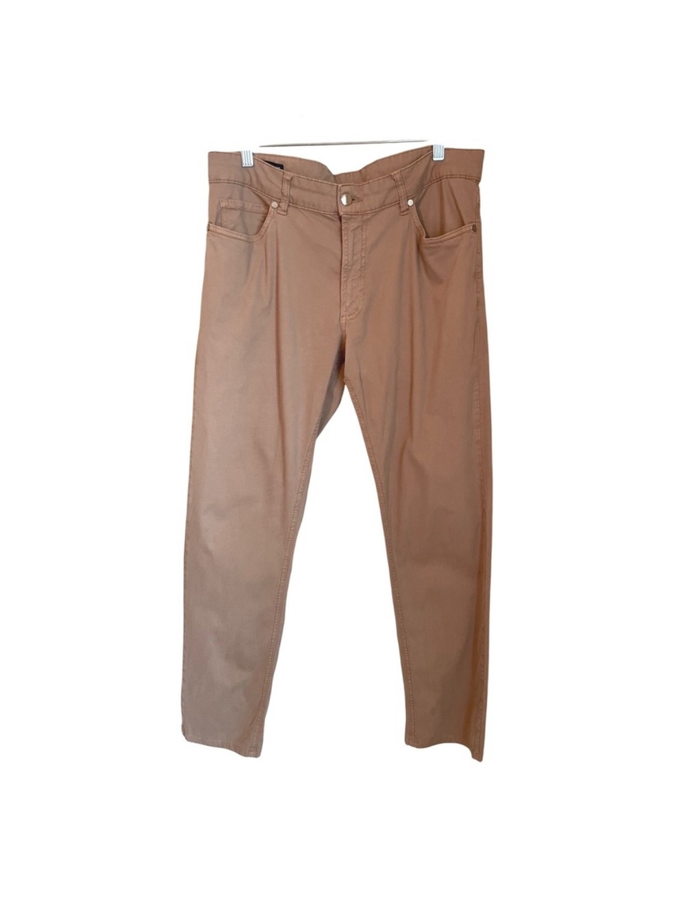Peter Millar Crown Crafted Mens 35x29.5 Wayfare Pants Khaki Tencel Cotton Twill